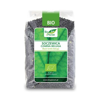 SOCZEWICA CZARNA BELUGA BIO 400 g