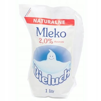 Mleko  Naturalne 2%   1L  Bieluch dzbanek