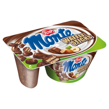 Zott Monte Deser Choco Flakes/Waffle Sticks 125 g