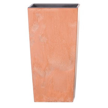 Doniczka Prosperplast Urbi Square Effect DURS225E terakota