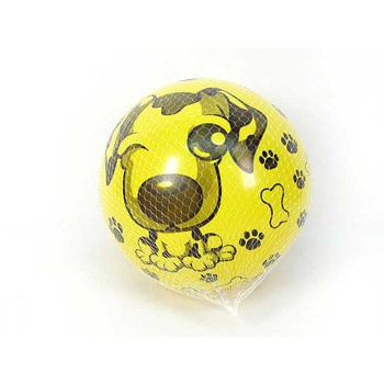 Piłka gumowa 23 cm. Piesek ICOM POLAND