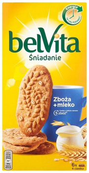 belVita Breakfast Ciastka zbożowe z mlekiem 300 g