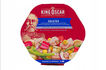 King Oscar Sałatka gotowa do spożycia w stylu francuskim 220 g