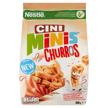 Nestlé Cini Minis Churros Płatki śniadaniowe 400 g