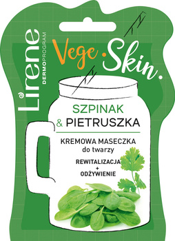 Lirene Vege Skin Kremowa maseczka do twarzy szpinak & pietruszka 9 ml