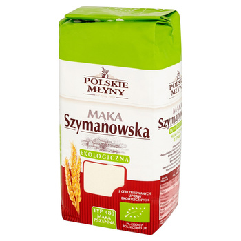 Polskie Młyny Mąka Szymanowska ekologiczna pszenna typ 480 1 kg