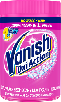 Vanish Oxi Action Odplamiacz do tkanin w proszku 625 g