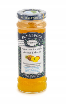 St. Dalfour Owocowa Rapsodia Produkt owocowy ananas i mango 284 g
