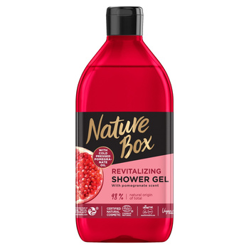Nature Box Pomegranate Oil Rewitalizujący żel pod prysznic z olejem z granatu 385 ml