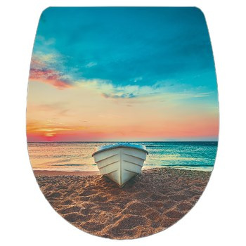 Deska sedesowa wolnoopadająca z łódką