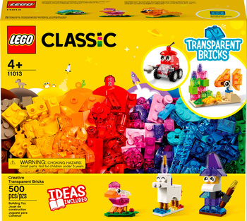 Klocki LEGO® Classic Kreatywne przezroczyste klocki 11013