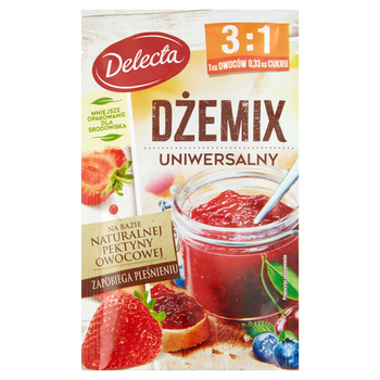 Delecta Dżemix uniwersalny 3:1 Mieszanka żelująca 30 g