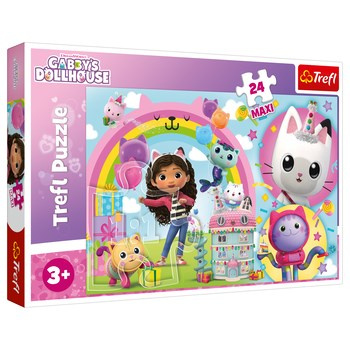 Trefl Puzzle 24 Maxi - Koci Domek Gabi