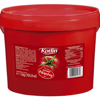 KOTLIN KETCHUP PIKANTNY 3KG
