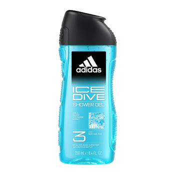 adidas Ice Dive żel pod prysznic 3 w 1 dla mężczyzn, 250ml