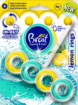 Brait Lemon Rings Kostka toaletowa do WC 40 g