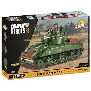 COBI Company of Heroes 3 Sherman M4A1 615 klocków