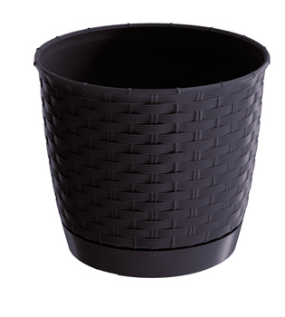 Doniczka Prosperplast Ratolla śr. 16,5 cm antracyt