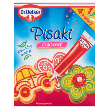 Dr. Oetker Pisaki cukrowe 76 g (4 tubki)