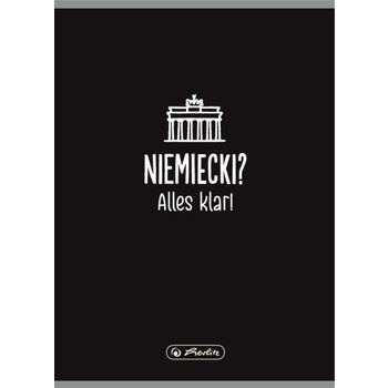 Zeszyt Herlitz A5 60 kratka J. Niemiecki