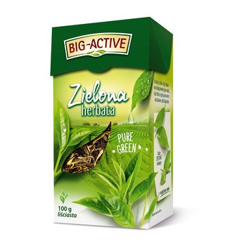 Big-Active Zielona herbata Pure Green liściasta 100 g