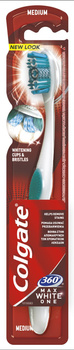 Colgate 360° Max White One Szczoteczka do zębów średnia MEDIUM