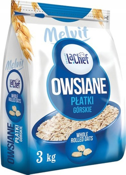 Melvit La Chef Owsiane płatki górskie 3 kg