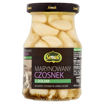 Smak Marynowany czosnek z ziołami 190 g