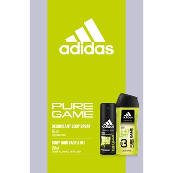 adidas PUREgAME zestaw prezentowy dla mężczyzn , dezodorant zapachowy 150+ żel pod prysznic 250ml