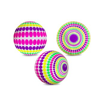 Piłka PVC 230 mm Tęcza
