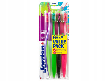 JORDAN szczoteczka do zębów Ultimate You soft 4-pack