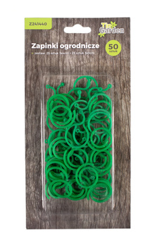 ZAPINKI OGRODNICZE 4 X 3 CM X 25 SZT. + 3 X 3 CM X 25 SZT.