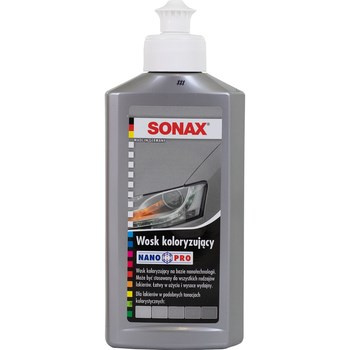 Wosk koloryzujący Sonax nano pro srebrny 250ml