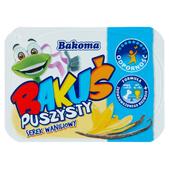Bakoma Bakuś Puszysty serek waniliowy 90g