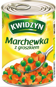 Kwidzyn Marchewka z groszkiem 400 G