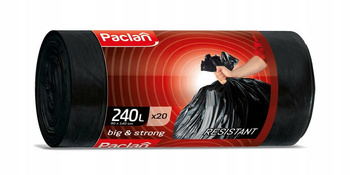 Paclan Big & Strong Worki na śmieci 240 l 20 sztuk