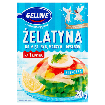 Gellwe Żelatyna 20 g