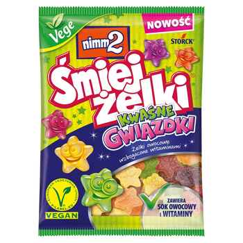 nimm2 Śmiejżelki Kwaśne Gwiazdki 90g