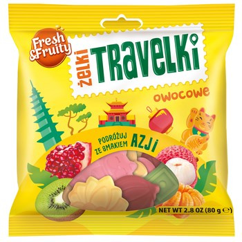 WAW ŻELKI TRAVELKI AZJA 80G