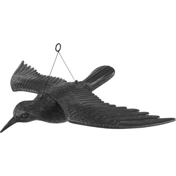 Kruk z rozpostartymi skrzydłami odstraszacz ptaków Browin