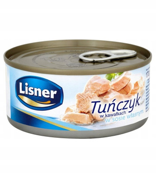 Lisner Tuńczyk w kawałkach w sosie własnym 170 g