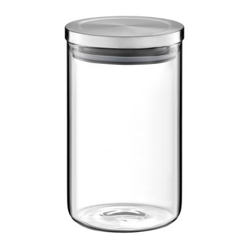 Szklany słoik z metalową  pokrywą 1100 ml - Roxy