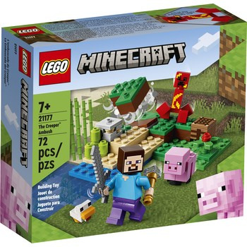 Klocki LEGO Minecraft Zasadzka Creepera™ (21177)