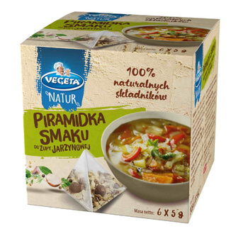 Vegeta Natur Piramidka smaku do zupy jarzynowej 30 g (6 x 5 g)
