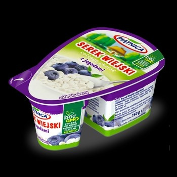 Piątnica Serek wiejski z jagodami 150 g