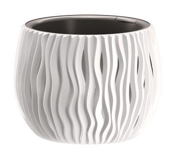 Doniczka Prosperplast Sandy Bowl 18cm DSK180 biała