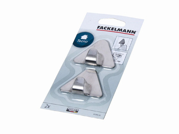 Haczyki samoprzylepne inox trójkąty 2 szt