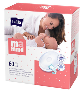 Bella Mamma Wkładki laktacyjne z przylepcem 60 szt
