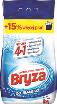Bryza 4w1 Proszek do prania do białego 6,825 kg (105 prań)