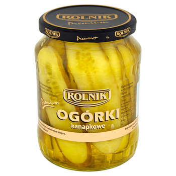 Rolnik Premium Ogórki kanapkowe 670 g